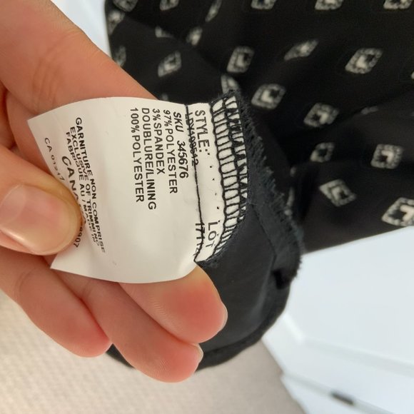 Le Chateau Patterned Knee Length Dress - Picture 6 of 7